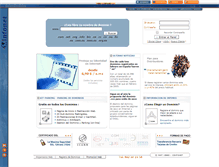 Tablet Screenshot of dominios.cinfonet.com